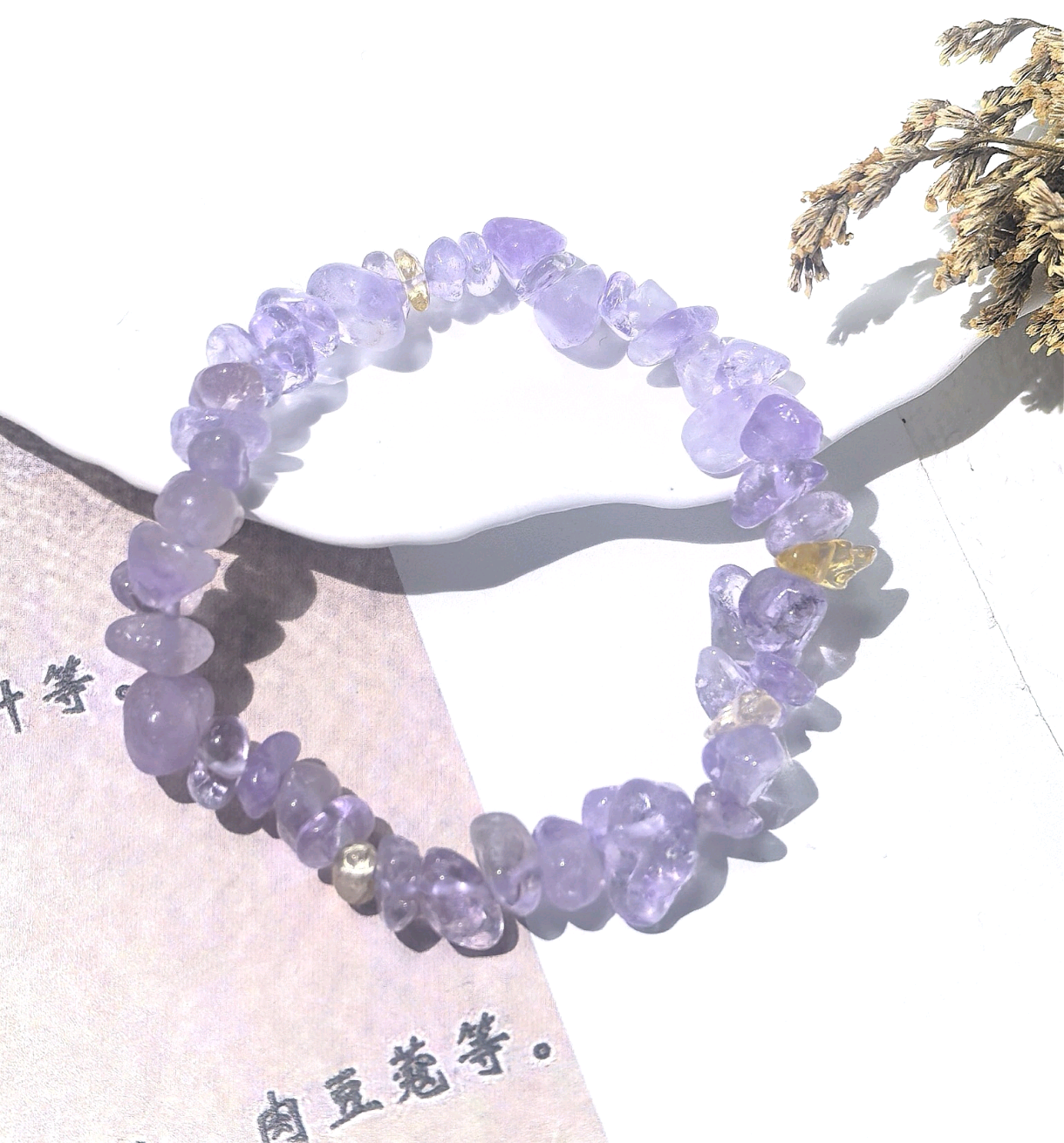 KKYOH240352     紫黄晶手串