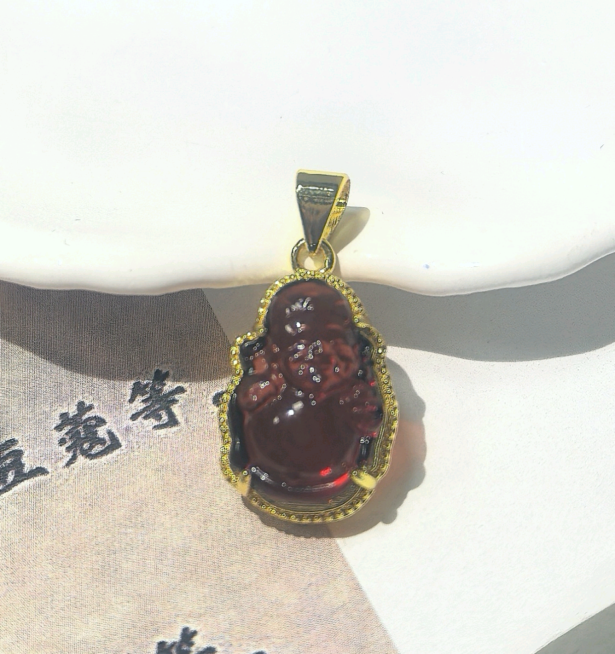 KKYOG310610     琥珀财神吊坠