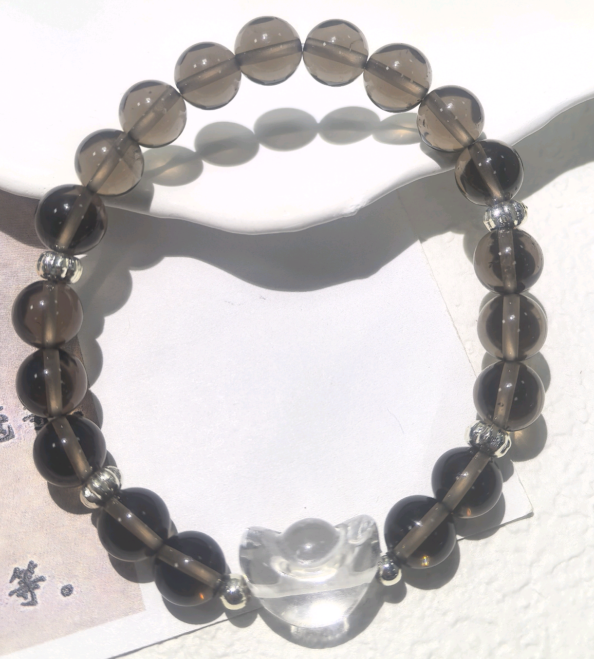 KKYOI01S102     曜石元宝手串