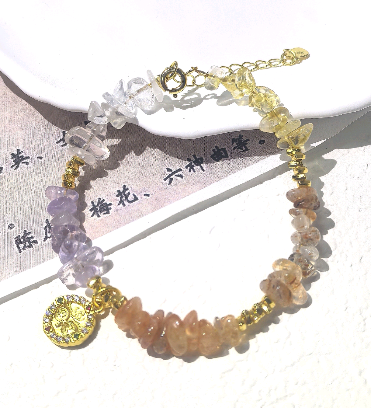 KKYOI100814   五行水晶手链