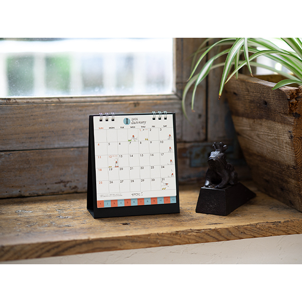 2026 歐吉桑 (S尺寸)桌曆 桌上型月曆｜日本MIDORI