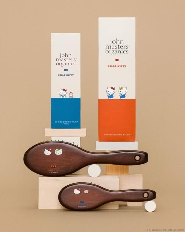 John Masters Organics × Hello Kitty 負離子鬃毛梳