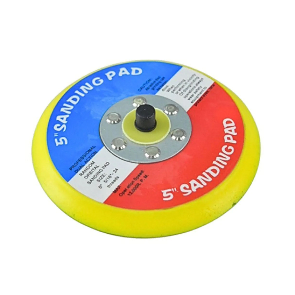 ＊中崙五金【附發票】SANDING PAN黏扣底盤 5吋 外牙 打蠟機底盤 打蠟底盤 打蠟盤