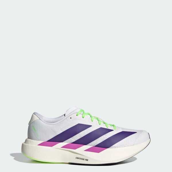 Adidas 愛迪達 Adizero EVO SL W JS4456 女 慢跑鞋 跑鞋 路跑 白 紫