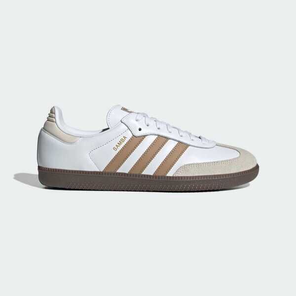 Adidas 愛迪達 Samba OG JR0912 男 運動休閒鞋 德訓鞋 舒適 白 棕
