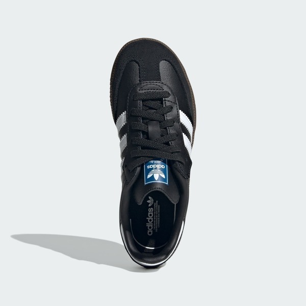 Adidas 愛迪達 Samba OG CF EL C JQ6390 中童 運動休閒鞋 舒適 黑 白