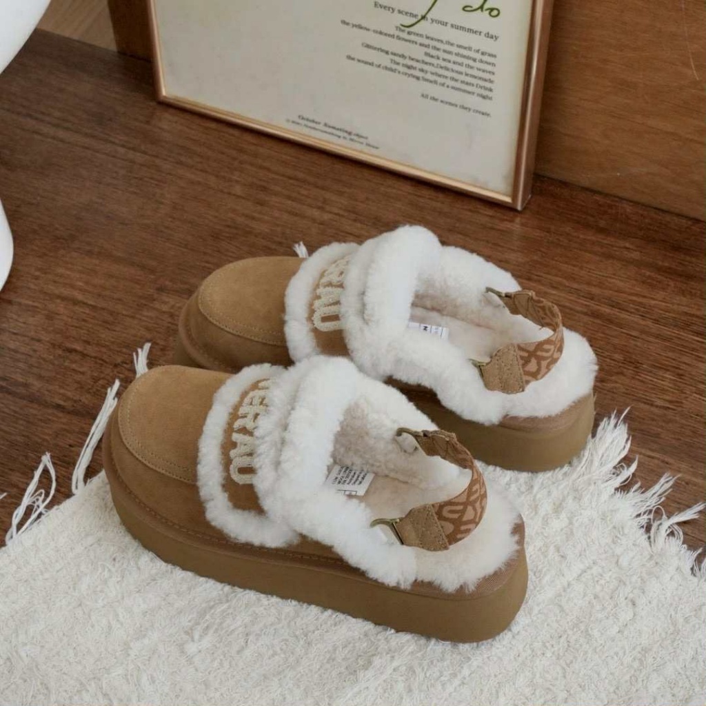 (預購商品 10/1收單) 澳洲 EVERAU 胖丁羊毛兩穿厚底鞋