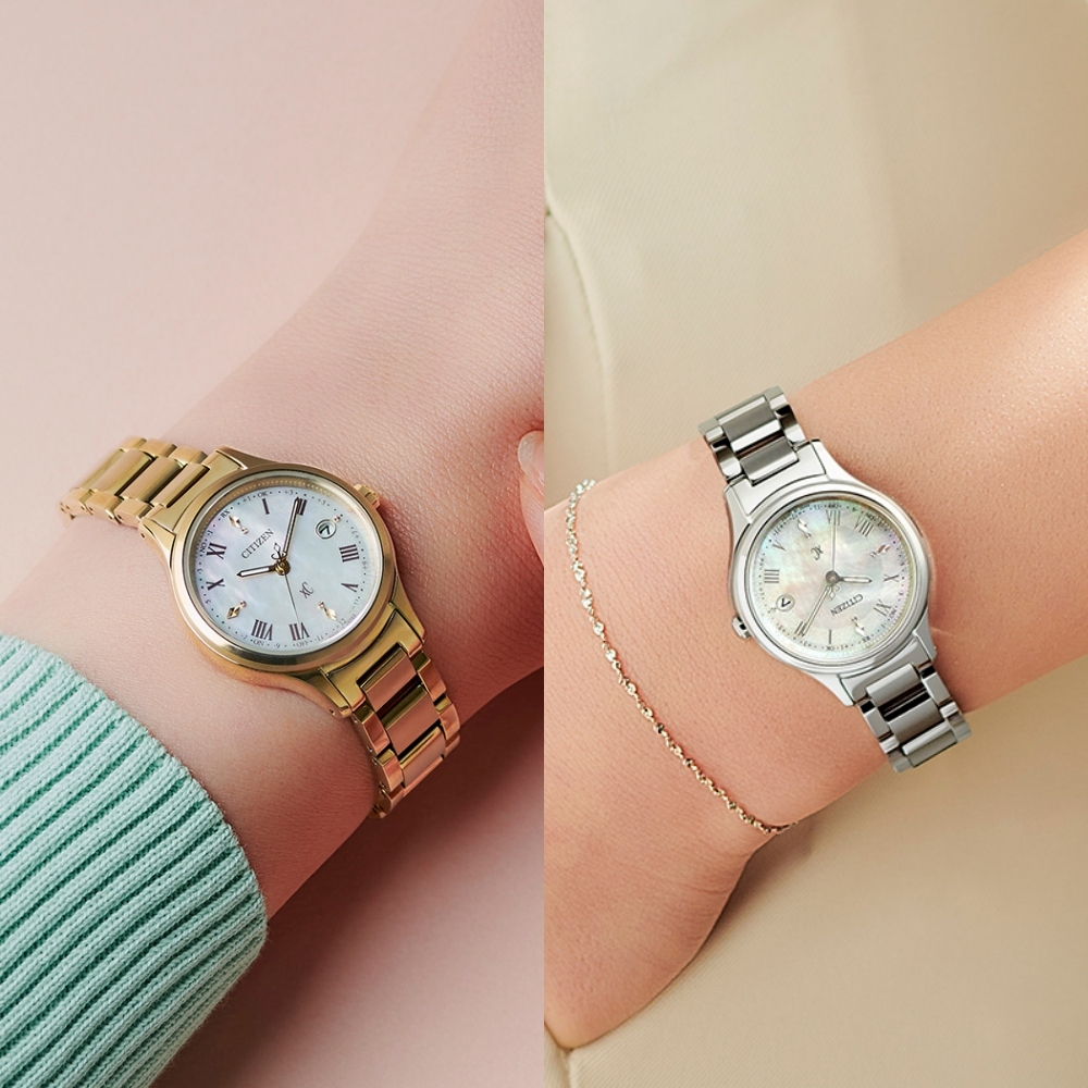星辰錶CITIZEN xC光動能電波鈦金屬腕錶27MM（ES9492-57D／ES9490-52D