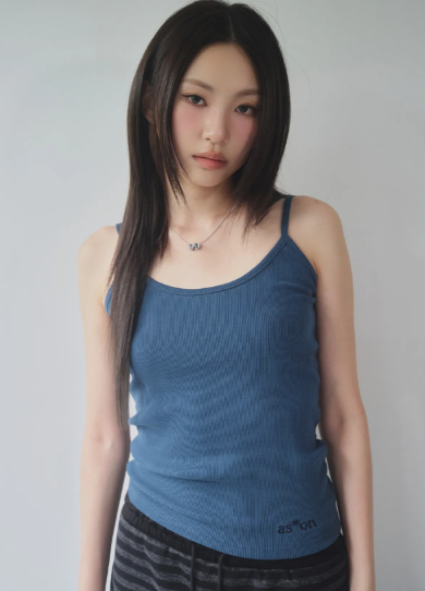 【代購】ASON SSIN SLEEVELESS 合身吊帶背心 吊帶背心 U領背心 基礎款 小可愛 內搭 背心 四色 黑 白 灰 藍綠