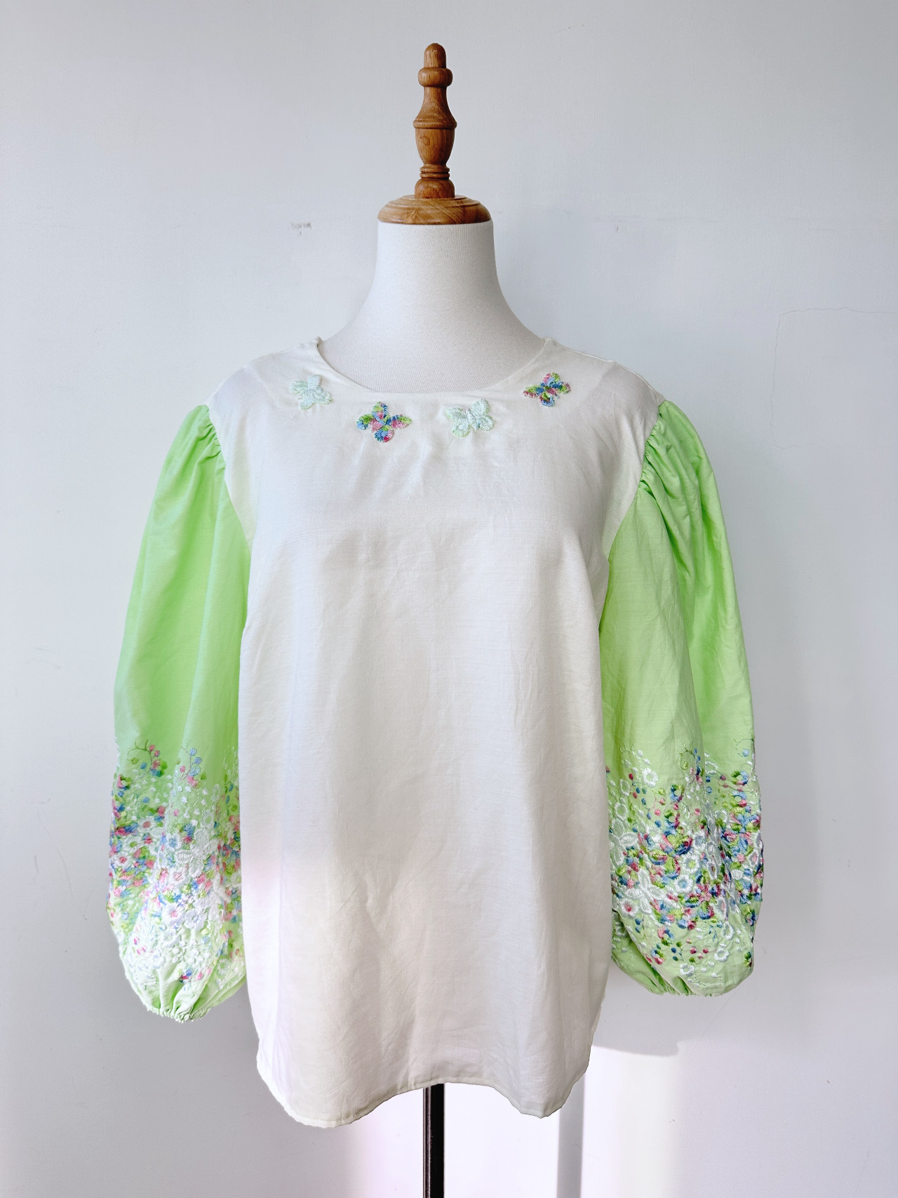 清新田園風墨西哥刺繡上衣