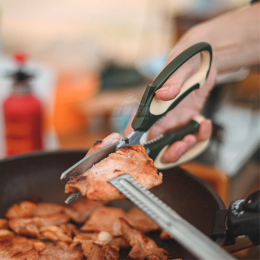 【Pro Kamping領航家】露營多功能剪刀 PK-HSM01 G-4-4