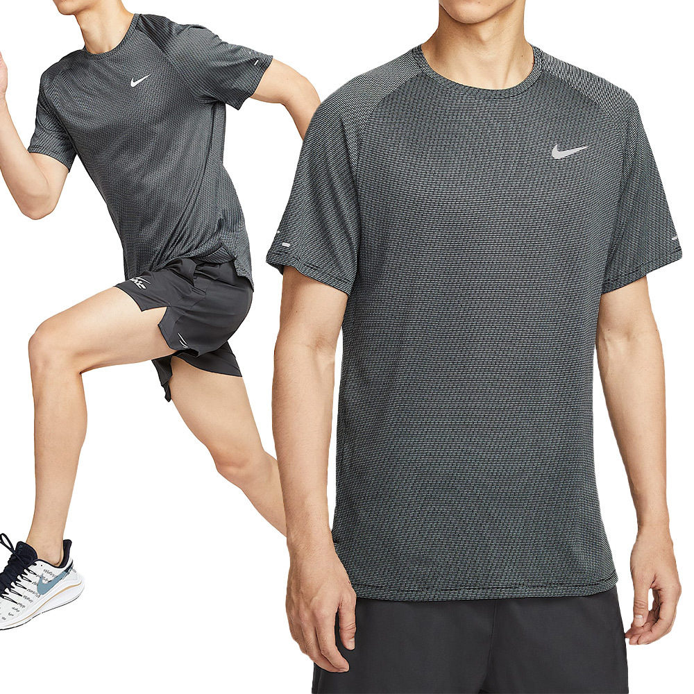 Nike Df Stride Jacquard Ss 男款 黑色 吸濕 排汗 休閒 運動 短袖 HV2208-010