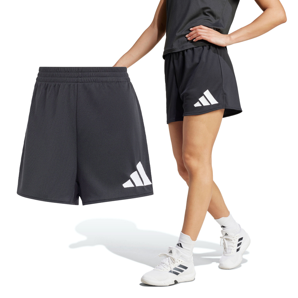 Adidas We Bl Short 女款 黑色 彈性腰頭 吸濕 排汗 休閒 運動 短褲 JG8685