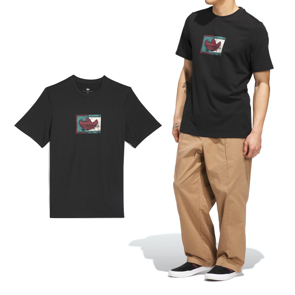 Adidas Shmoo G Tee 3 男款 女款 黑色 棉質 T恤 休閒 運動 短袖 JW3490