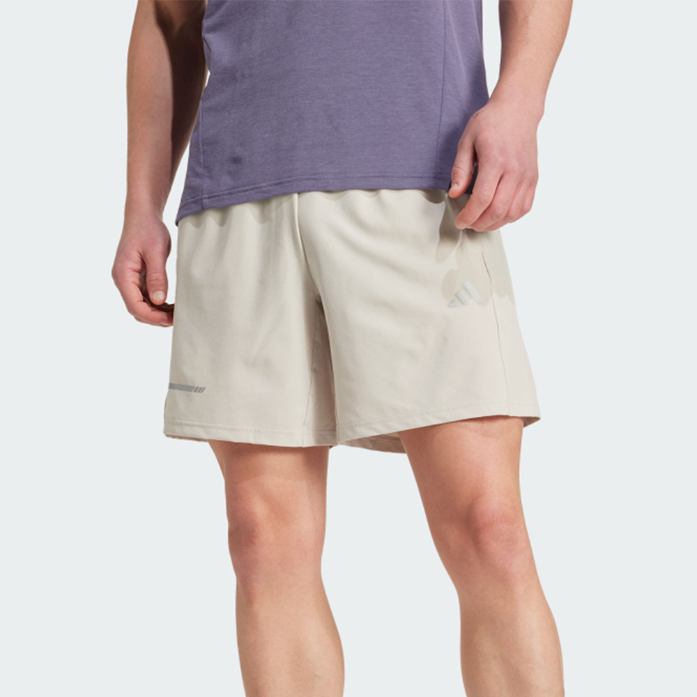 Adidas Tr Ess Hp Short 男款 白色 舒爽 吸濕 排汗 訓練 運動 短褲 JV9801