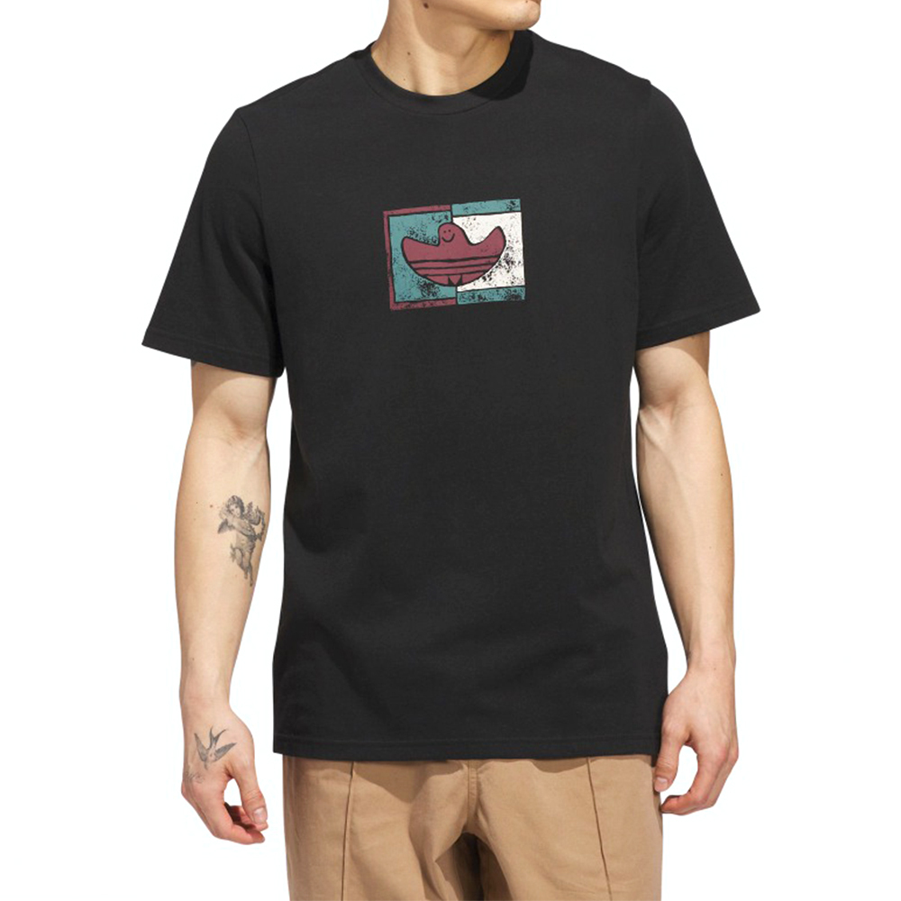 Adidas Shmoo G Tee 3 男款 女款 黑色 棉質 T恤 休閒 運動 短袖 JW3490
