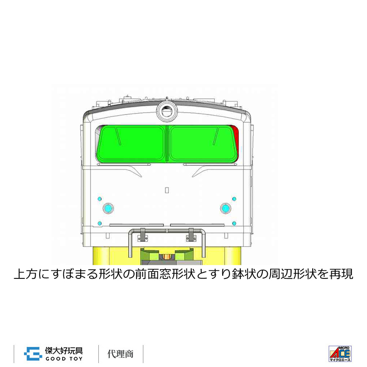 MICRO ACE A0829 EH10-51 Horizontal Filter Test Car Suita 2nd Railyard