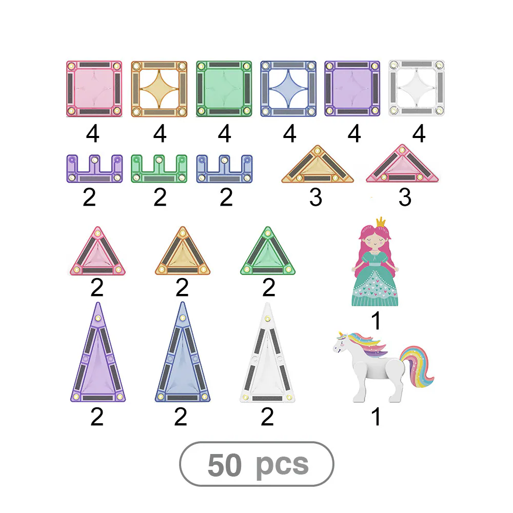 MNTL 童話城堡｜小小磁力片