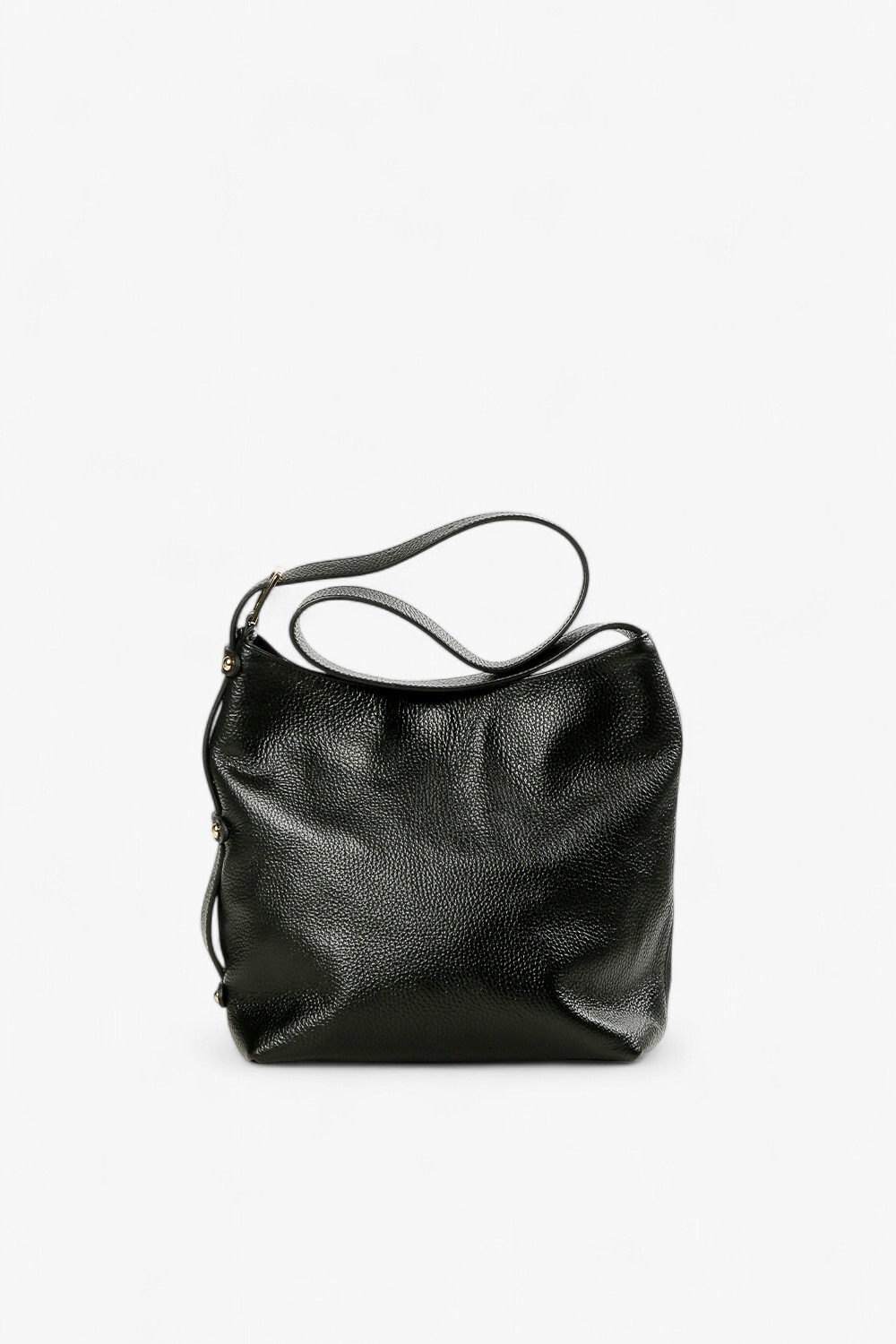 Village 極簡方型水桶包 黑色