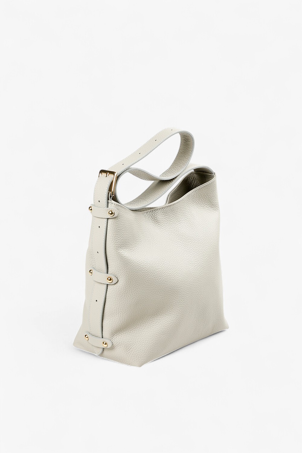 Village 極簡方型水桶包 灰色