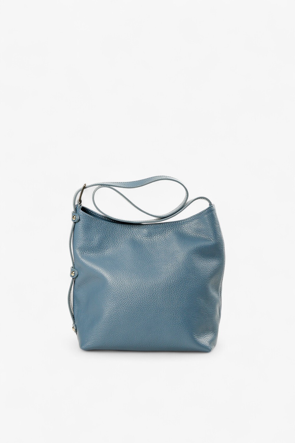 Village 極簡方型水桶包 淺藍