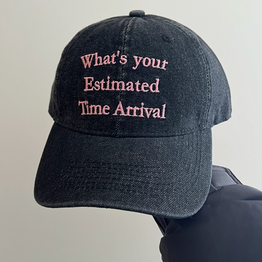 American Retro Denim Letter Embroidered Baseball Cap