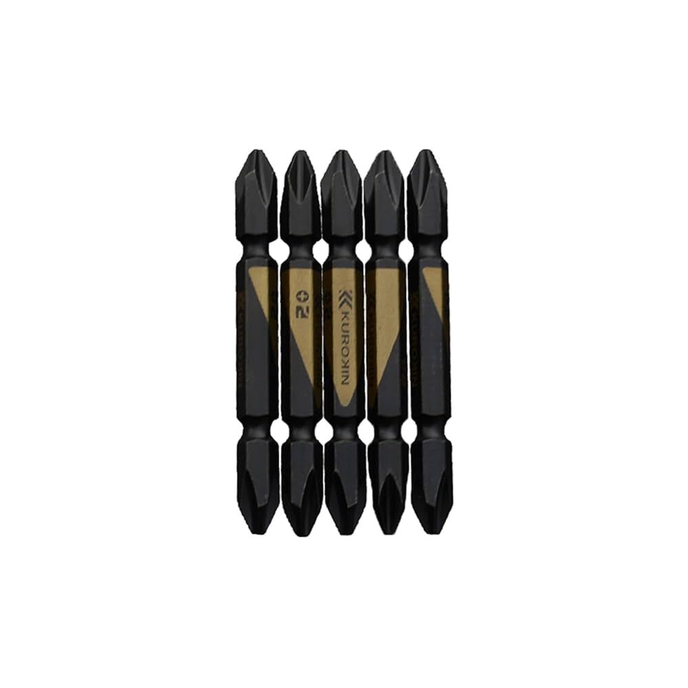 【Kurokin】高強度雙頭起子頭PH2x65mm 5入 5215-65-BG