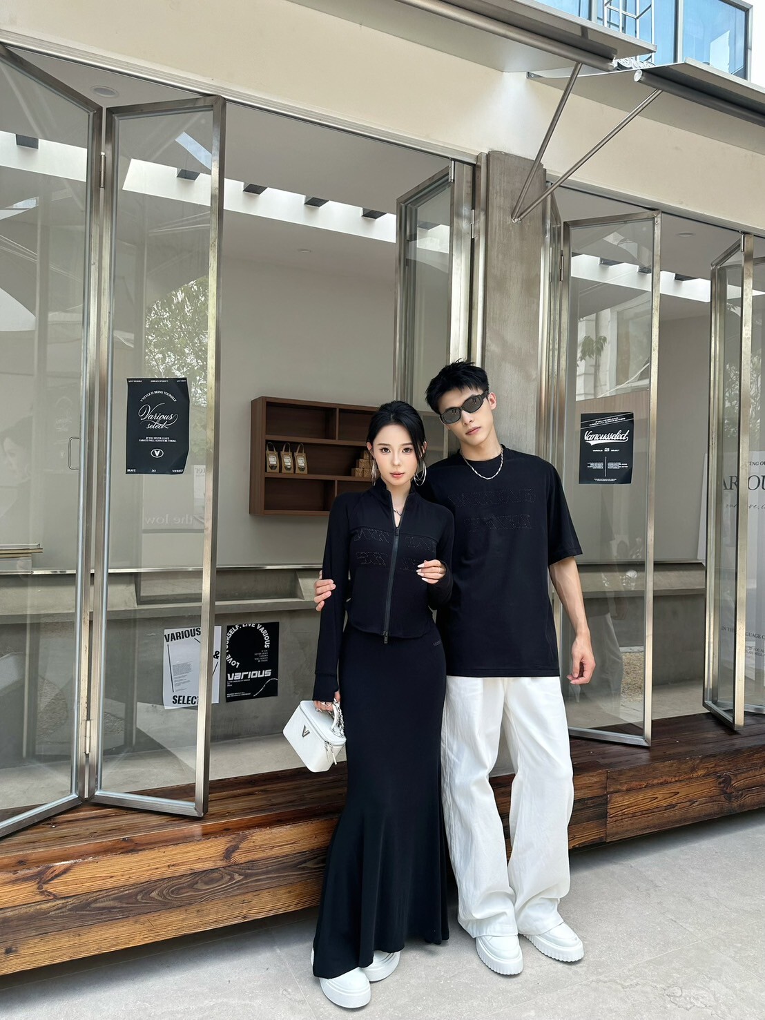 星耀映黑’Glitter—燙鑽半身長裙