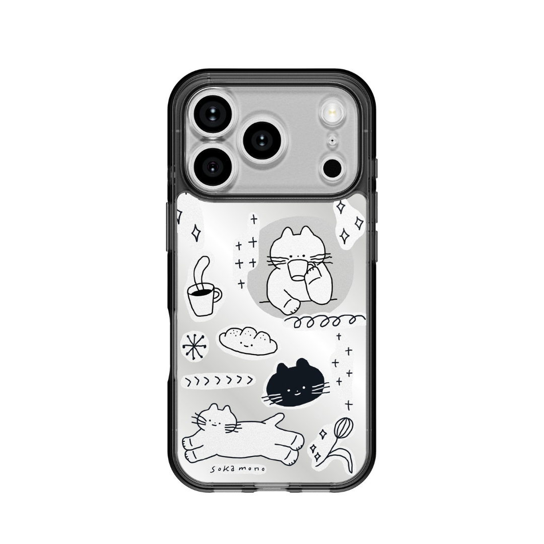 Sokamono  手機鏡面背貼膜 / 快樂日-VC006