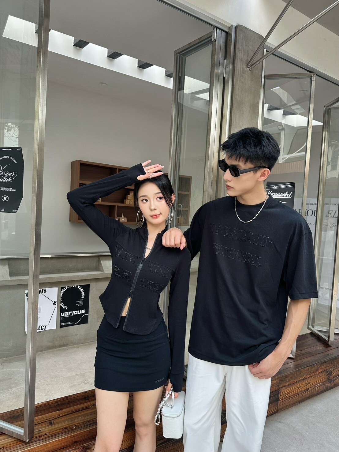 星耀映黑’Glitter—燙鑽外套