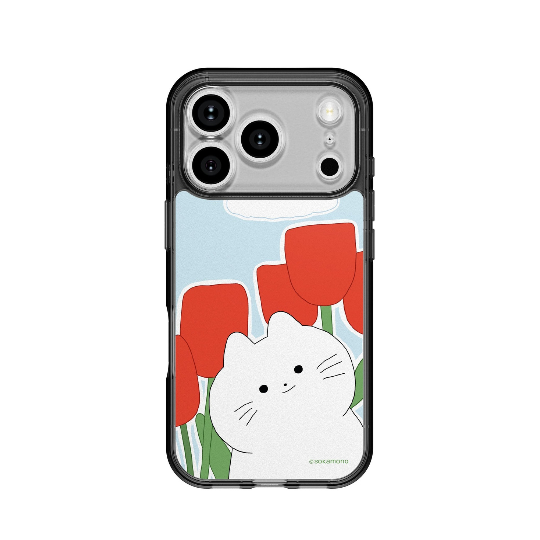 Sokamono  手機背貼膜 / 鬱金香喵-VC205