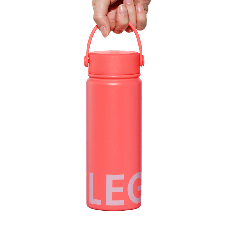 韓國 LEGODT 多巴胺繽紛定番保溫瓶 540ml 珊瑚紅