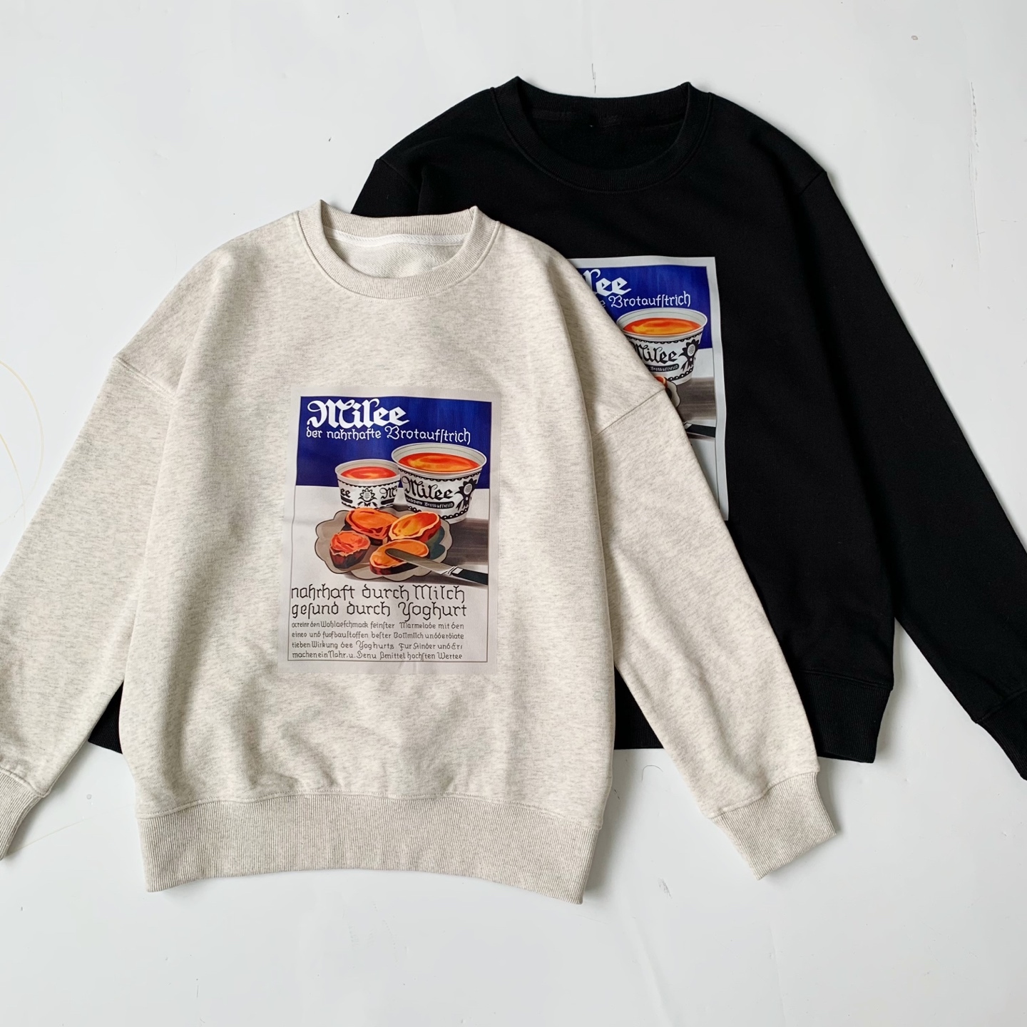 Milee韓國製插畫衛衣 sweatshirt (Made in Korea)