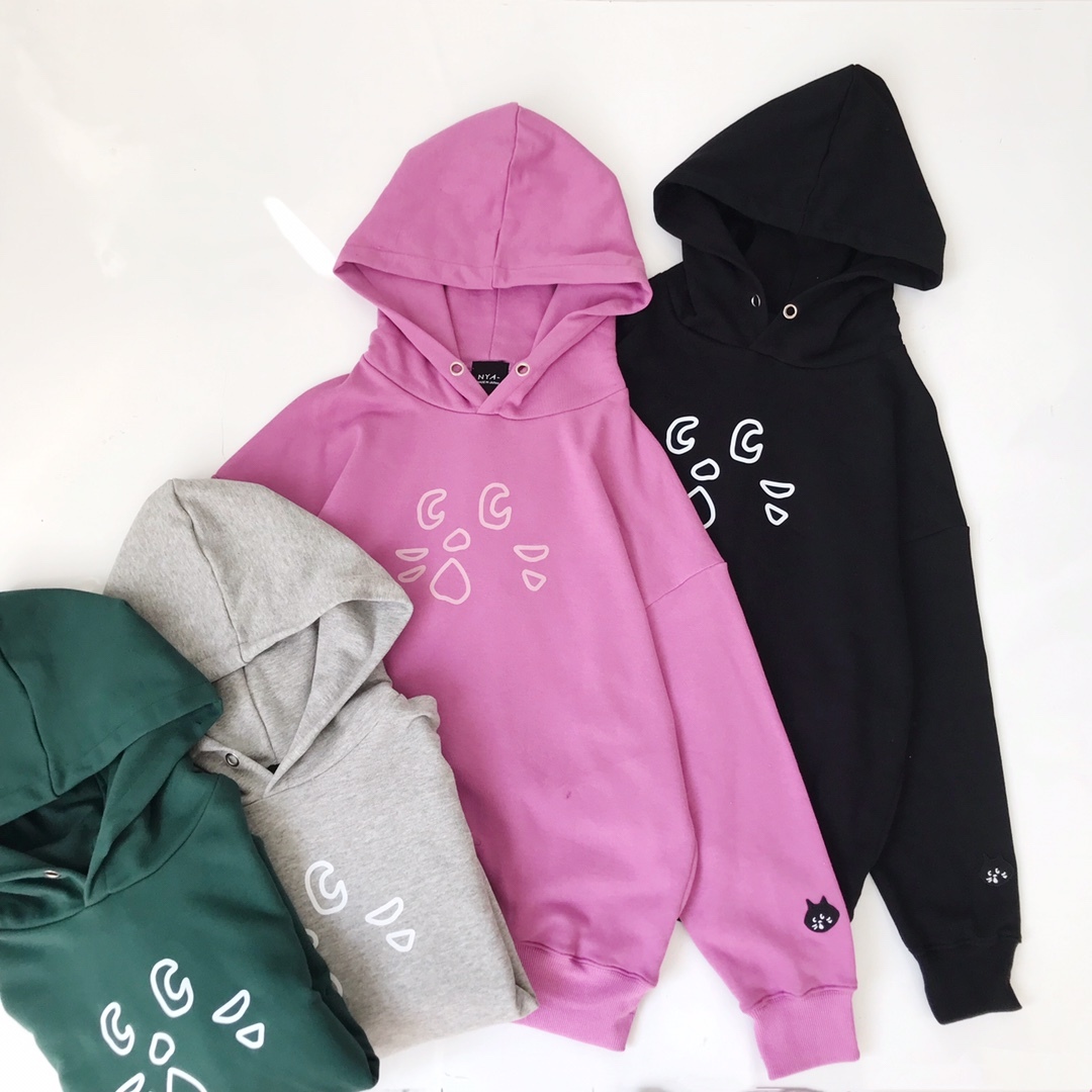 NYA 日本製貓咪連帽衛衣 (Made in Japan)