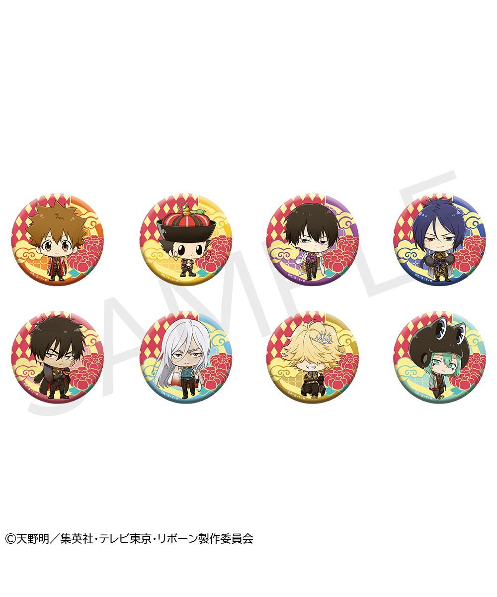 預購-「家庭教師HITMAN REBORN!」集換式Q版雷射徽章 BOX販售【日本進口精品】