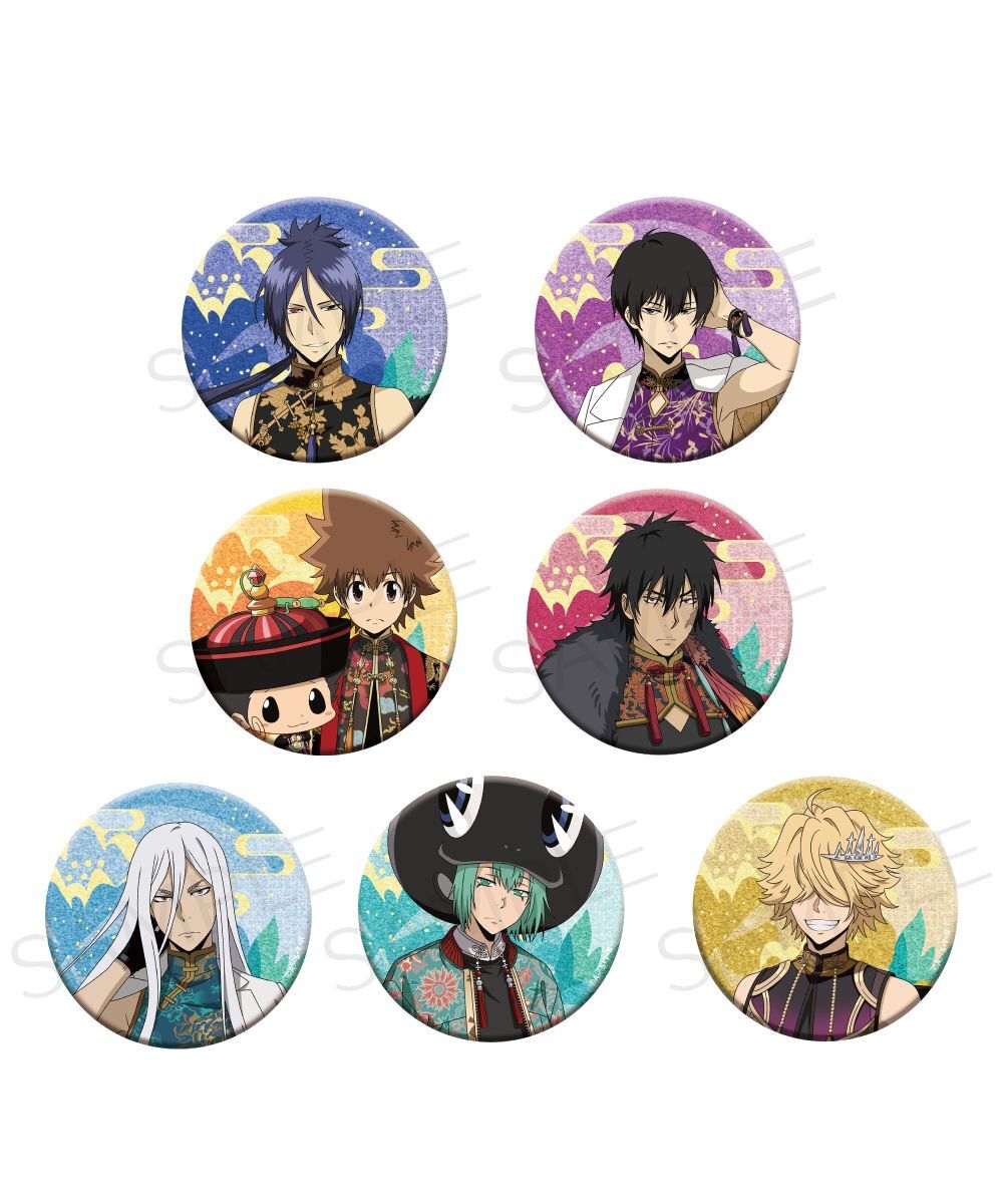 預購-「家庭教師HITMAN REBORN!」BIG雷射徽章 系列【日本進口精品】