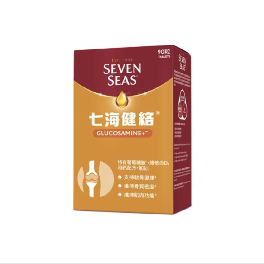 七海健絡 Glucosamine 動骨骼 90粒