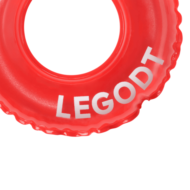 韓國 LEGODT 繽紛可愛配件 泳圈 紅色