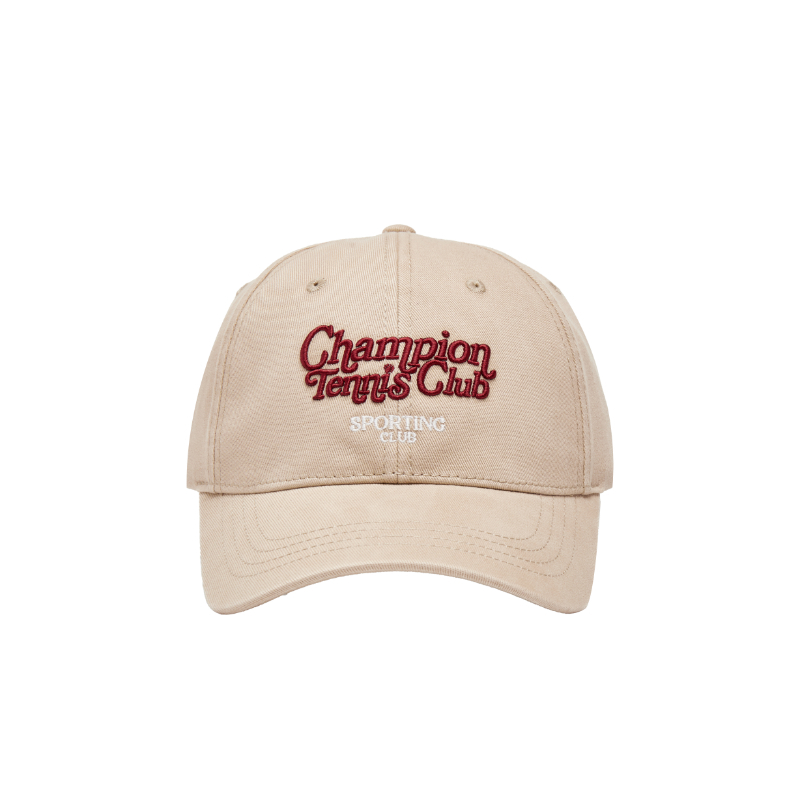 中性-RETRO CAMPUS 刺繡棒球帽-淺米/褐色（U5CACCU03F2）