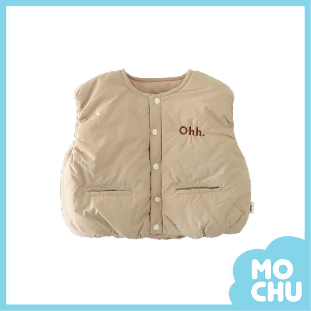 ohh鋪棉加厚背心(二色)