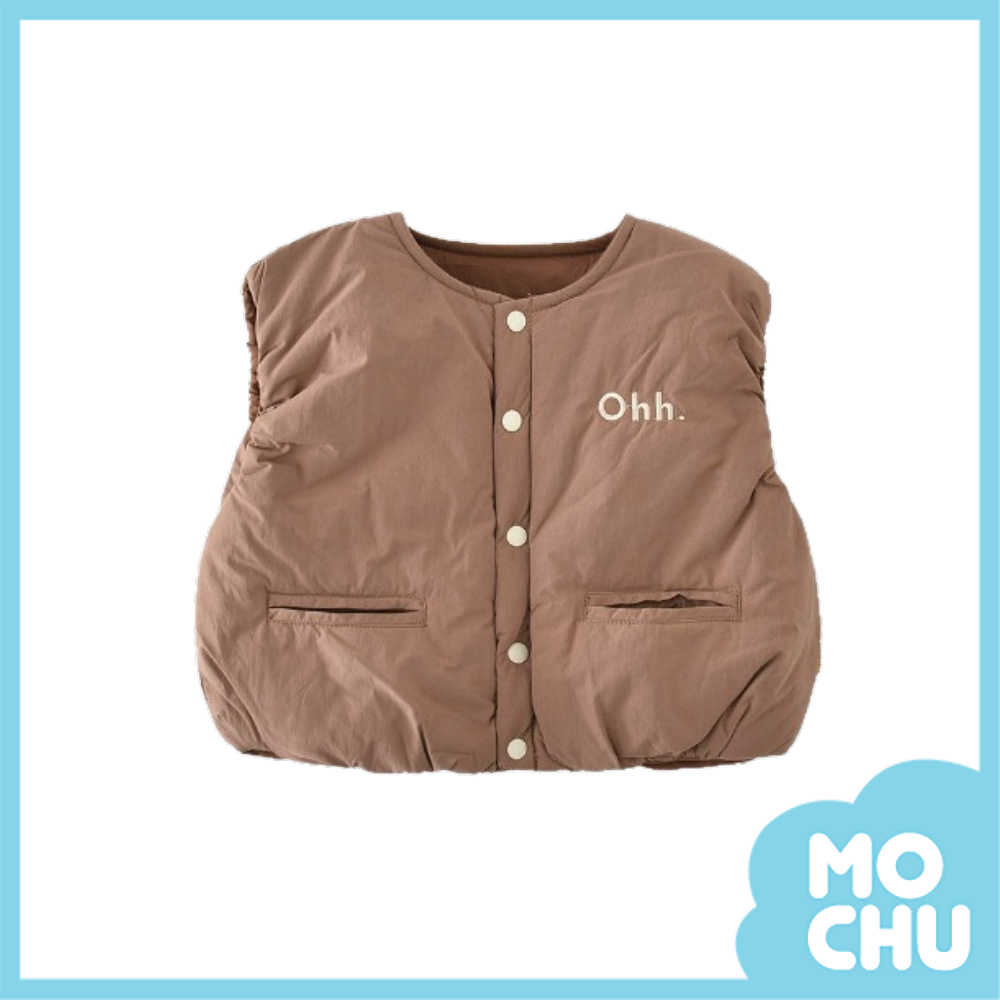 ohh鋪棉加厚背心(二色)