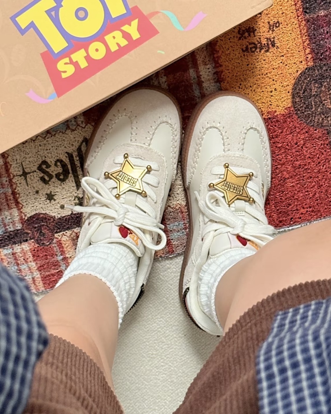 <超Q聯名> Disney x Teenmix Jessie 玩具總動員 迪士尼 牛仔 復古 焦糖底 奶油白