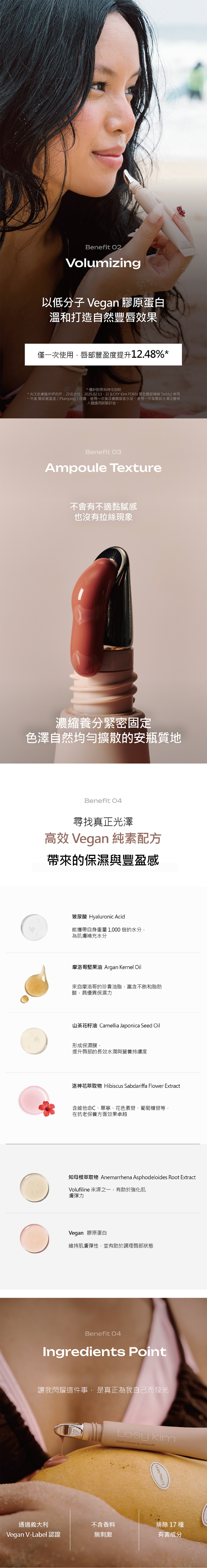 台灣獨家代理|Losy Kim PDRN 潤唇精華