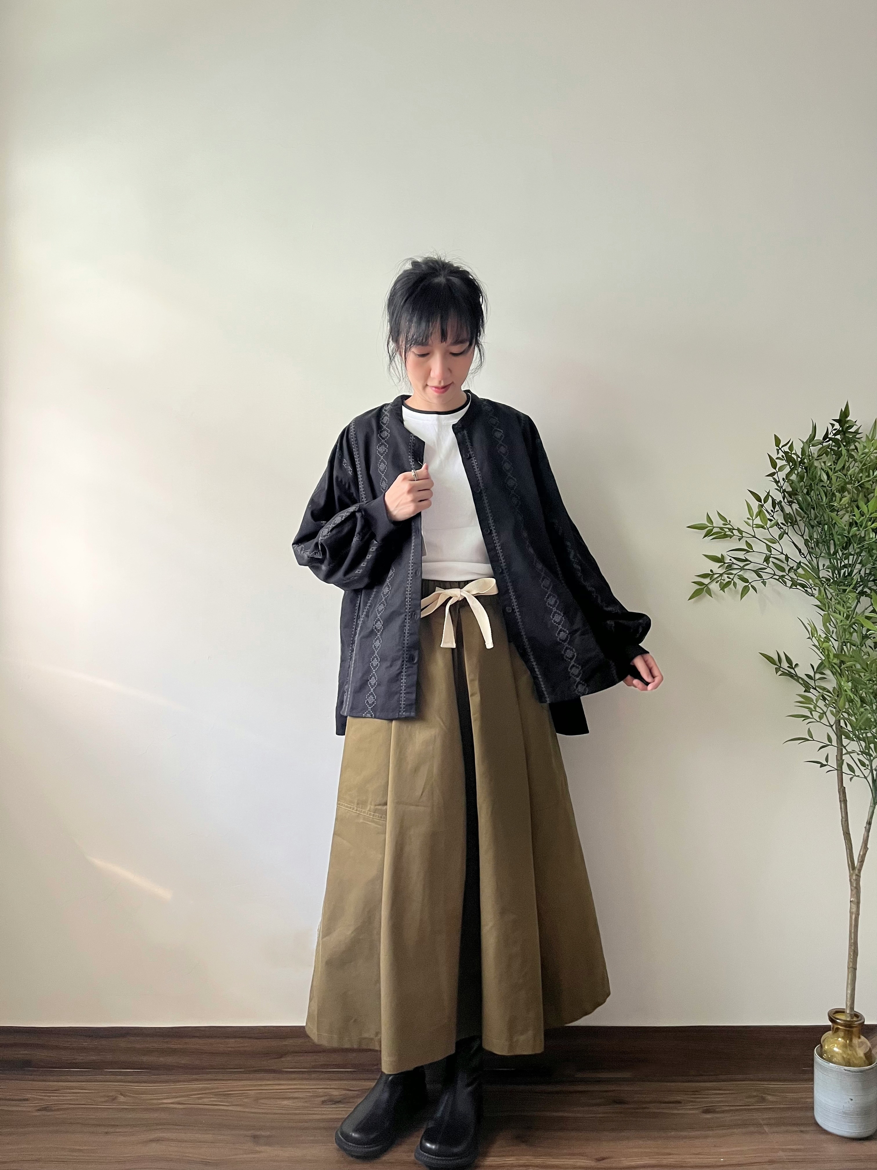 🌿大蝴蝶結A字裙