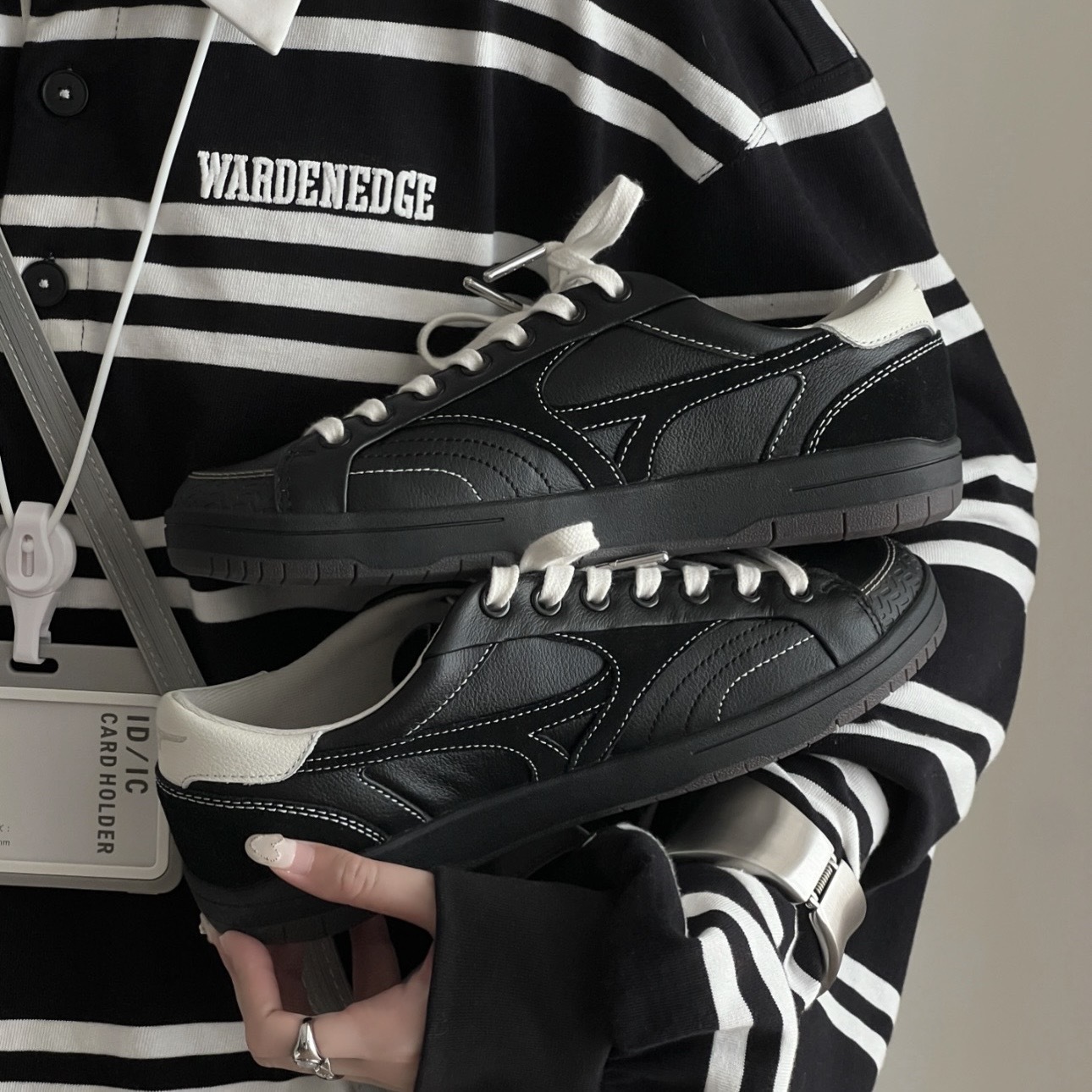 MIZUNO CT CLUB 黑魂 經典 復古 薄底鞋 美津濃 ALL BLACK D1GH261005