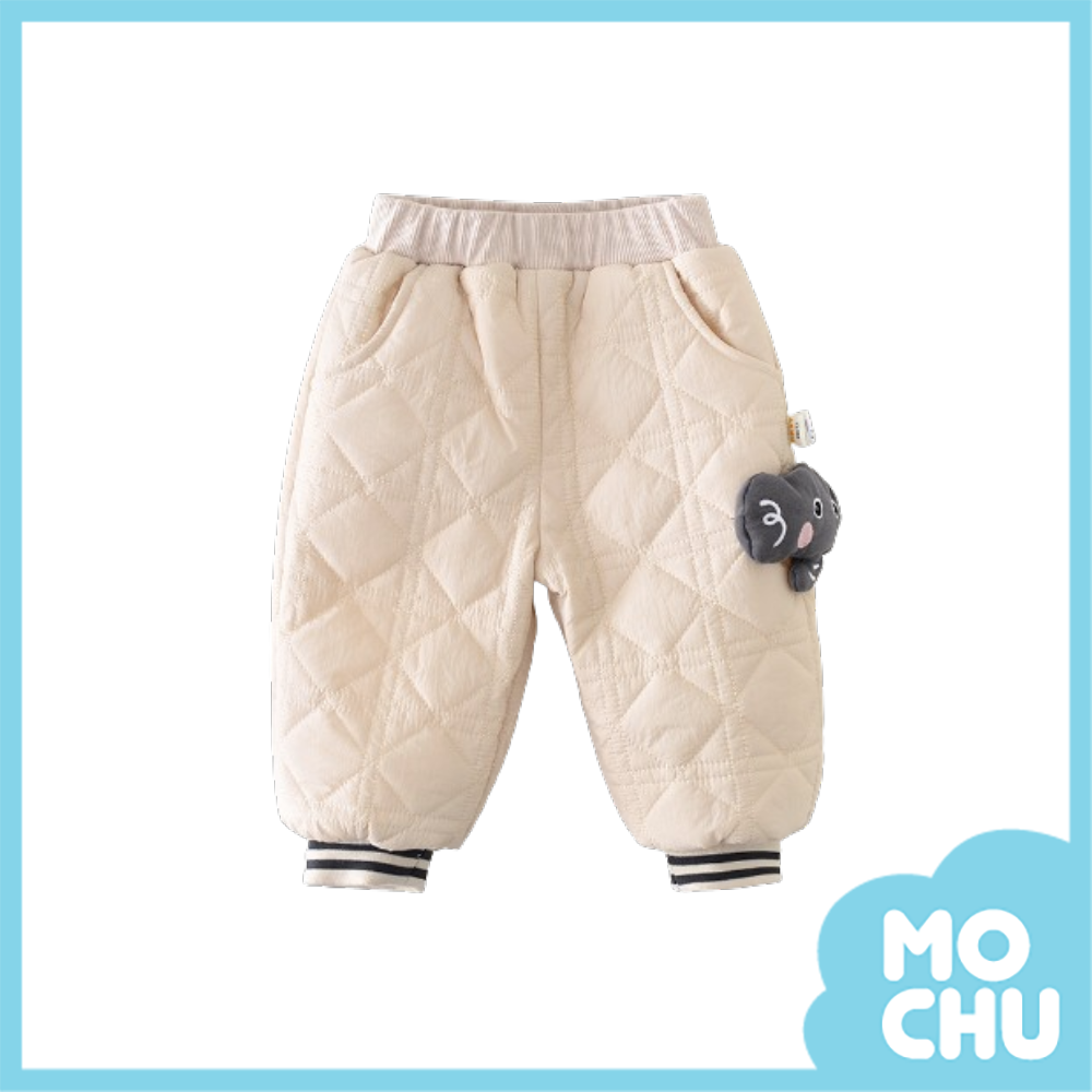 大象玩偶加絨加厚長褲