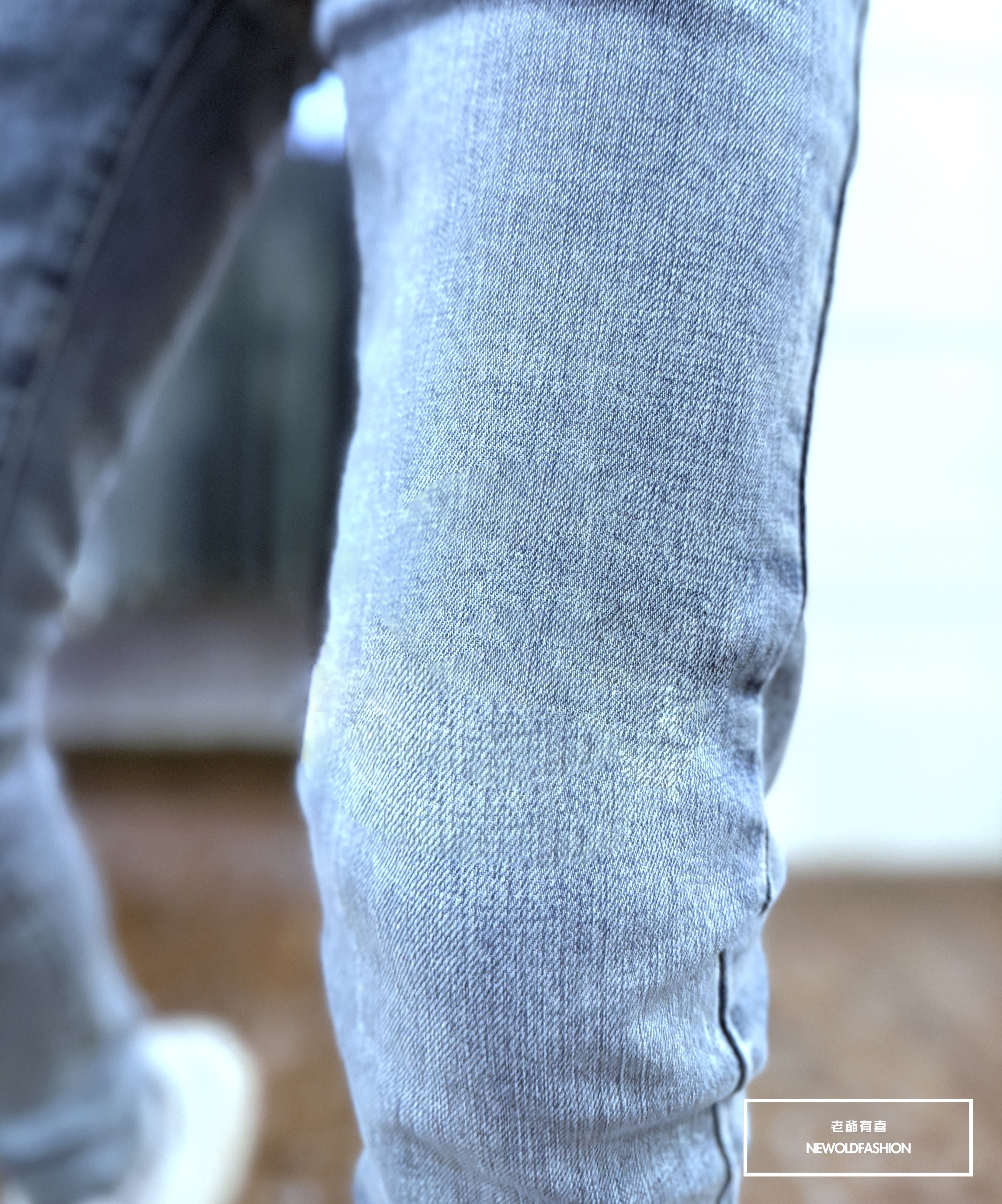 『熱銷到貨』重磅微刷全素小直筒褲(NOF20113059)