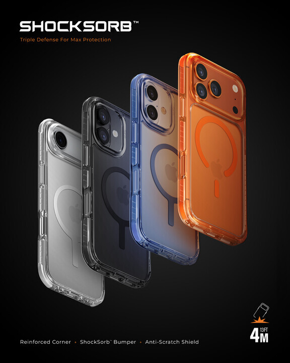 UNIQ Combat iPhone 17 系列四角強化軍規磁吸三層防護防摔手機殼