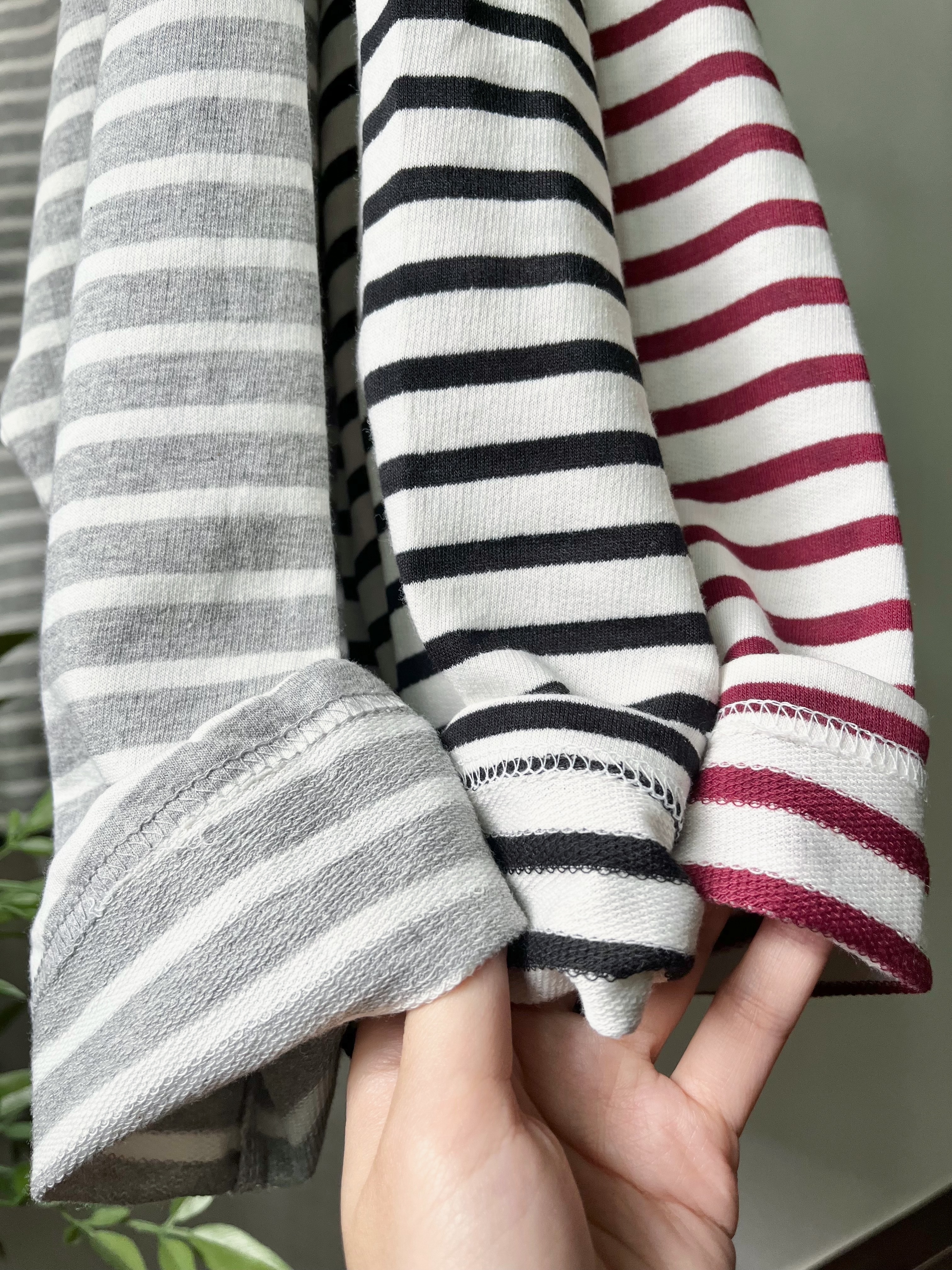 🌿Basic 橫間長袖Tee