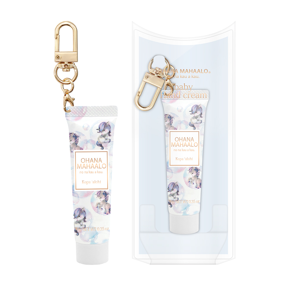 OHANA MAHAALO 泡泡寶馬 十指香扣限定手霜吊飾